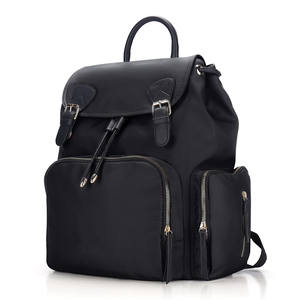 Sac à dos de voyage pour maman <span class=keywords><strong>et</strong></span> papa en cuir PU matelassé personnalisé de luxe avec station de change pratique, design vintage d'été - Product Image 1