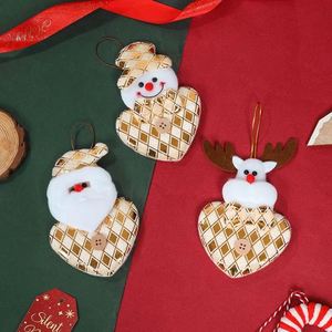 Adorno Navideño Ovalado de Fieltro Preiluminado para Puerta, con Santa Claus y Muñeco de Nieve, Hecho a Mano, Alta Calidad para el Mercado Estadounidense (Impresión de Logotipo Gratuita) - Product Image 2