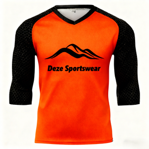 Maillot de Ciclismo MTB Premium, Transpirable, de Secado Rápido, con Diseño Creativo Personalizado, Ligero, con Estampado, Manga 3/4 - Product Image 4