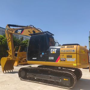 Excavatrice Caterpillar 320D d'occasion, 2001, 4000 heures, 20000 kg de poids, moteur, boîte de vitesses, pompe, roulement, origine Japon, puissance 120 kW - Product Image 5