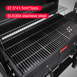Chariot multifonction pour l'extérieur, Grill au charbon de bois, avec rôtissoire, haute qualité SS304 - Product Image 4