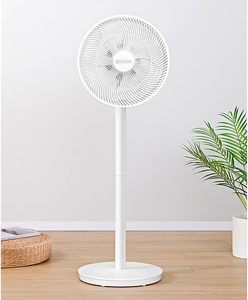 Black White Electric Household Inch Rechargeable Battery Operated Remote Control Cooling Pedestal Floor <b>Standing</b> <b>Fan</b> Brushless - Product Image 6
