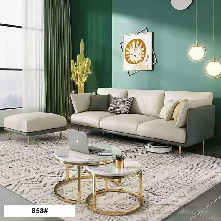 Đồ Nội Thất Sang Trọng Sofa Vải Phòng Khách Hiện Đại Ghế Sofa Giường Ngủ 3 Chỗ Vải Sofa