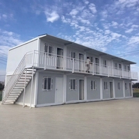 Maisons préfabriquées modulaires modernes en conteneurs, prêtes à l'emploi, à faible coût, légères, durables, pour appartements, bureaux, hôtels