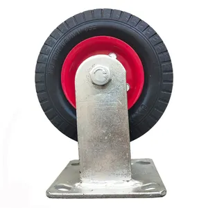 150 мм 200 мм 250 мм фиксированное поворотное пневматическое колесо с пластиной