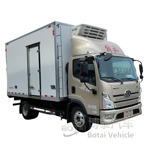 Refrigerated Trucks Car Mini Freezer Van Refrigerated Vehicles Diesel Refrigerated Cooling Van 4 Tons Reefer Systeme Truck