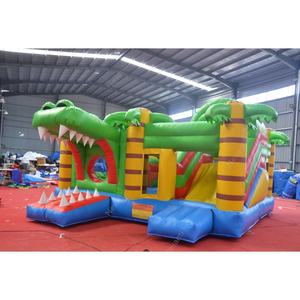 Gran oferta, tobogán de agua inflable de <span class=keywords><strong>castillo</strong></span> hinchable grande de cocodrilo de grado comercial para el hogar y la boda, <span class=keywords><strong>alquiler</strong></span> de casa de rebote - Product Image 1