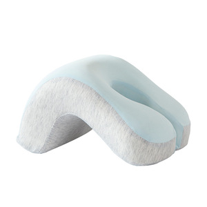 Coussin de sieste de bureau en gros, en tissu de soie glacée, personnalisable, pour la pause déjeuner au bureau, <span class=keywords><strong>petit</strong></span> coussin de soutien - Product Image 1
