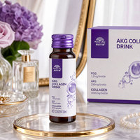 Boisson de collagène AKG Beauté OEM ODM Marque Privée Anti-âge Astaxanthine PQQ Nid d'oiseau Élastine Acide Hyaluronique Naturel