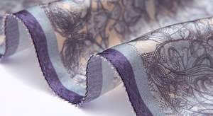 Khăn lụa tơ tằm Habotai in theo yêu cầu chất lượng cao, kiểu vuông, viền răng cưa, dành cho nhà thiết kế hoặc nghệ sĩ - Product Image 3