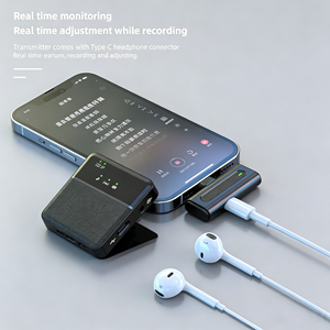 SX8 Professional Wireless Lavalier <b>Microphone</b> with Type C Connector Desktop Use Noise Cancelling & Portable-New Hot Selling - Product Image 3