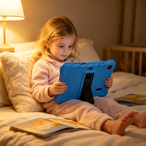 Kids <b>Tablet</b> PC 7 Inch Android 15 Wi-Fi Capacitive Screen Blue Case Educational Use <b>For</b> Children - Product Image 1