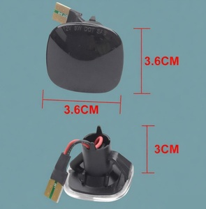 ไฟบังโคลนข้าง LED แบบไดนามิก2ชิ้นสำหรับ Skoda Fabia Octavia Mk1 Mk2 roomster A3ออดี้ NH3อย่างรวดเร็ว A4สัญญาณเลี้ยว A8 <span class=keywords><strong>B5</strong></span> - Product Image 5
