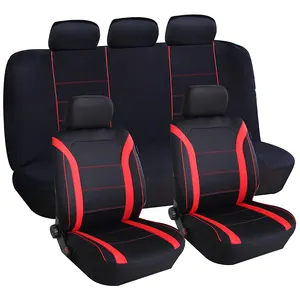 Front Seat Covers and Rear Split Bench Car Seat Cover