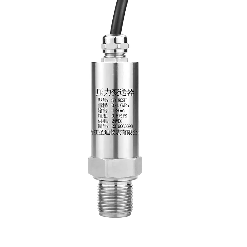 Promotional Industrial Pressure Transmitter 700bar 0-10v Hydraulic Pressure Sensor with Waterproof Plug