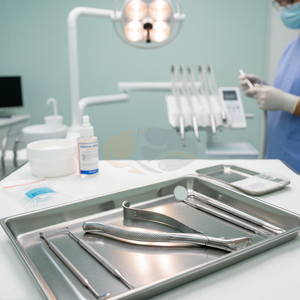 Forceps d'extraction dentaire manuels de haute qualité 18L en acier inoxydable certifiés CE, instruments de chirurgie buccale durables pour dentistes - Product Image 3