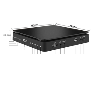 Multi-format DVD VCD CD Player <b>With</b> <b>HDMI</b> AV OUT <b>USB</b> Digital Display Rechargeable Music Video Device Learning Audio Instrument - Product Image 3