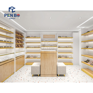 Phụ Nữ Giày Và Túi Cửa Hàng Hiển Thị Đứng Giày Và Túi Xách Thiết Lập Cho Phụ Nữ Bán Lẻ Túi Xách Cửa Hàng Thiết Kế - Product Image 1