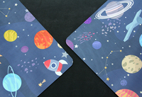 Tapis de yoga pour enfants à motif planète fantastique, tapis de yoga écologique en caoutchouc naturel biologique pour enfants, tapis de danse