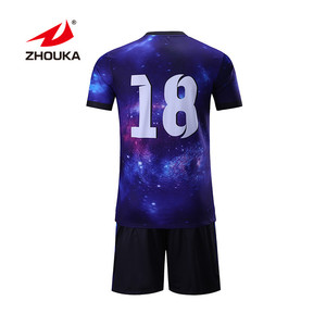 Order team sportswear black sublimation printed dry V Neck Slim soccer uniform - Product Image 4