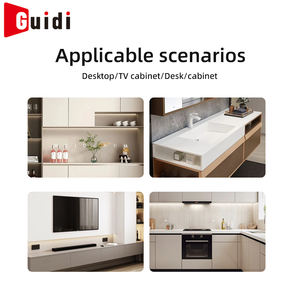 Supporti per Mensole a Muro Invisibili in Acciaio Laminato a Freddo, Resistenti, Neri, per Scaffalature Aperte e Scaffali di Stoccaggio - Product Image 4