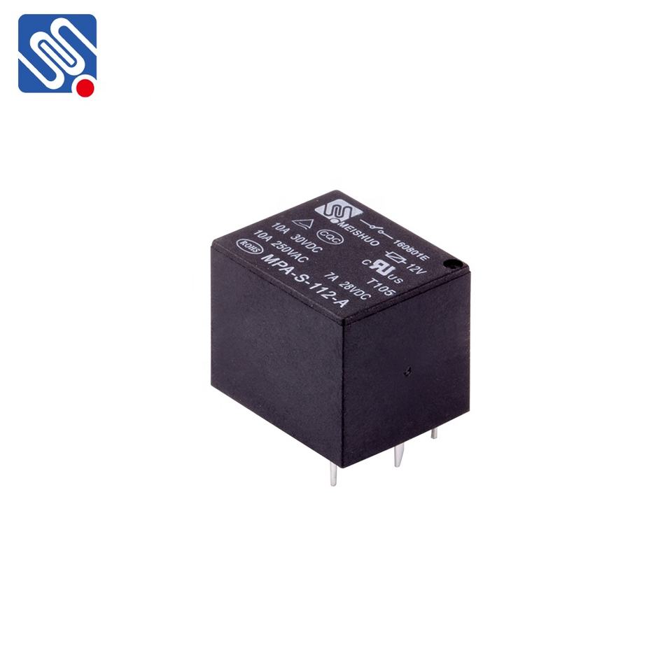 Meishuo MPA-S-112-A Micro Rele Small Relay 12v 10a Mini Hf3ff Relay 4 Pin Rele for Air Conditioner
