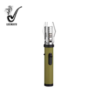 Allumeur Portable Flamme Rouge Pistolet Gonflable Torche Logo Personnalisé Coupe-Vent Direct Utilisation En Plein Air Allume-cigare pour Cigares