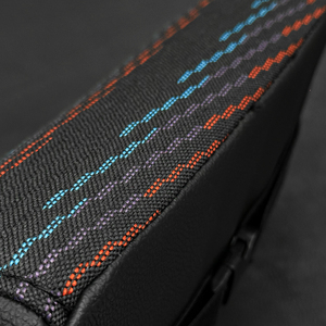 M Tech Tissu Noir M-couleur Siège Appui-tête PVC Cuir Tartan Tissu Siège intégral Oreiller pour <span class=keywords><strong>BMW</strong></span> pour Canapé Accessoires d'intérieur - Product Image 4