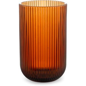 Set di Bicchieri H&H in Vetro Ambrato Peonia da 45 Cl - Product Image 1