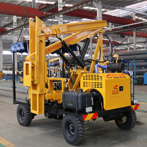 High Efficiency Solar Powered Pile <b>Driver</b> Used Pump Motor for Guardrail Installation Sheet Pile Construction Hammer - Product Image 2