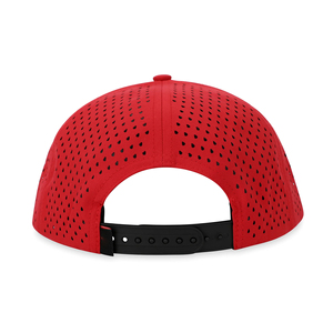 Casquette de sport personnalisée à 5 panneaux en PVC caoutchouc avec logo, imperméable, découpe laser perforée, Gorras de golf, chapeaux à séchage rapide pour le sport, unisexe, baseball - Product Image 5