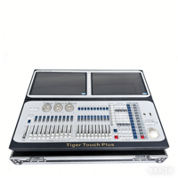 Console d'éclairage DMX à double écran, processeur I7, 11.3-10.1-9.1 ou V18 ou V17.1, contrôleur Tiger Touch Plus, éclairage de scène, DJ Titan