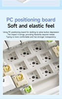 Teclado Mecánico para Juegos Aula F75, 80 Teclas, Estructura Gasket, con Perilla, Diseño 75%, Intercambiable en Caliente, Tres Modos, para Computadora/PC/Laptop