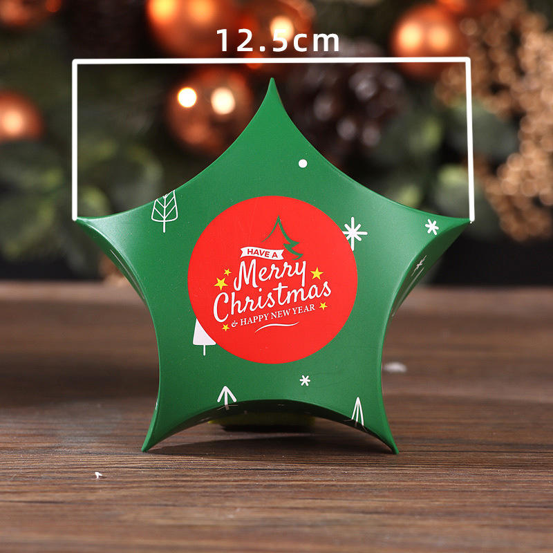 Rojo verde en forma de estrella