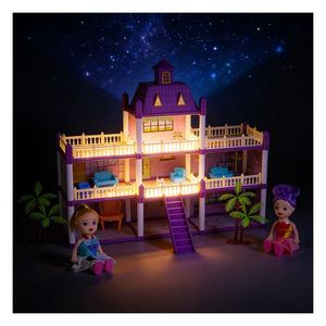 Craft Room Dollhouse Scene with Desk Shelves Accessories Creative Display Gift Toy for Unisex Kids Family Fun <b>Play</b> <b>Plastic</b> - Product Image 5
