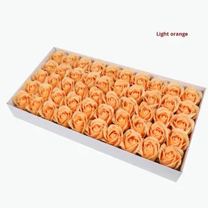 Dreischichtige Seifenblume Rosenkopf Künstliche Blume mit Gürtelbasis China Valentinstag Fabrik Großhandel Modell in Box - Product Image 5