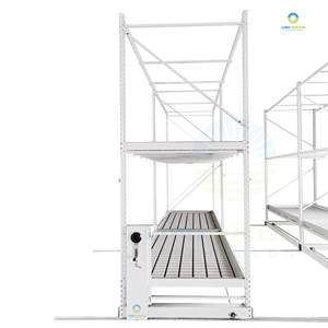 Mobile Vertikale Indoor-Anbauregale, 2-Ebenen-Mehrspänner-System für Medizinalpflanzen, Kommerzielle Hydroponik-Regale mit Belüftungssystem - Product Image 1