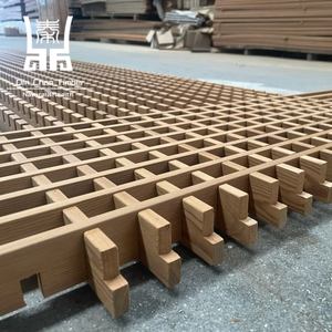 Rejilla Decorativa Interior de <span class=keywords><strong>Pino</strong></span> Termotratado de Tamaño Personalizable, <span class=keywords><strong>Sin</strong></span> <span class=keywords><strong>Nudos</strong></span>, Color Claro Moderno, con Beneficios Naturales para la Salud - Product Image 5