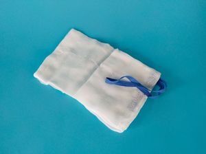 Éponges de recouvrement de classe I détectables par rayons X BSMed hautement absorbantes chirurgicales EO stérilisées médicales avec marqueur de rayons X bleu - Product Image 4