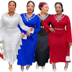 Afrique du Sud vêtements longue robe de bureau pour les femmes robe nouvelles mode - Product Image 6