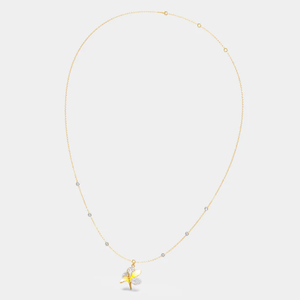 Pendentif diamant moderne orné et étincelant, bijou élégant et tendance avec un savoir-faire de qualité supérieure et des pierres étincelantes pour les soirées - Product Image 5