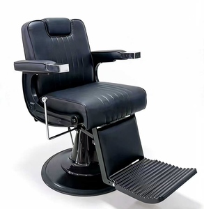 Sillón de peluquería vintage con elevación y plegado, exclusivo para barbería y peluquería - Product Image 1