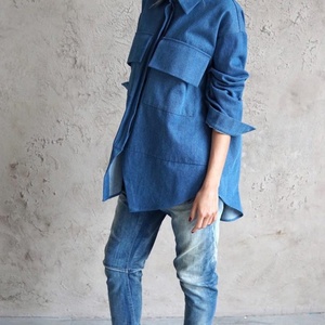 Chaqueta de Mujer de Manga Larga, Holgada, Casual, con Cuello, Estilo Boutique, Nueva Moda Otoño 2025 - Product Image 5