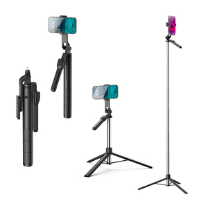<span class=keywords><strong>2025</strong></span> Новое поступление портативная Регулируемая селфи-палка из нержавеющей стали с дистанционным управлением Складная и вращающаяся - Product Image 1