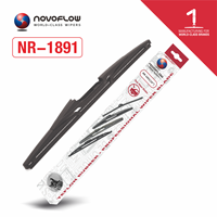 Lame d'essuie-glace arrière universelle NOVOFLOW avec 10 adaptateurs pour Toyota Yaris 2001-2008 Renault Clio 2005-2012 remplacement de pièces de voiture