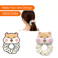 Barrettes en peluche personnalisées rembourrées de coton pour filles, accessoires à thème animal pour un usage quotidien