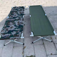 Nouvelle arrivée : lit pliant moderne en métal, mobilier d'extérieur pour adultes, robuste, léger, compact, pliable, portable pour le camping