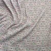 Nouveau tissu plissé imprimé fleurs roses mignonnes 2025 pour robes femme et fille
