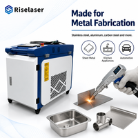 Machine de soudage laser portative 3000W, soudeuse laser à fibre, refroidie par eau, pour acier inoxydable et aluminium