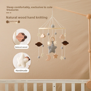 Vendita calda giocattoli appesi per neonati luna stella nuvola Baby culla cellulari per ragazzi e ragazze - Product Image 2